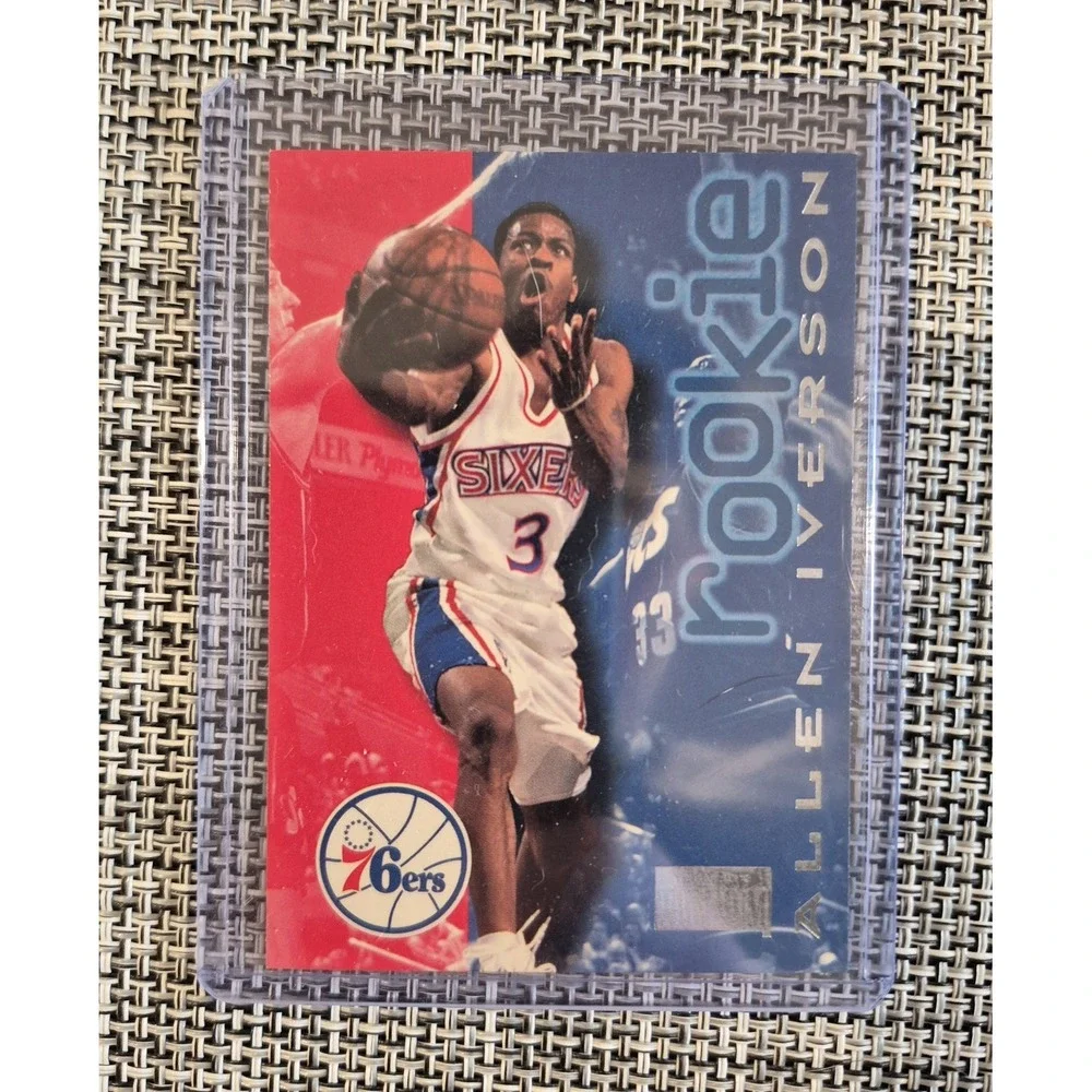 Allen Iverson Lot of 6 Rookie & RC Inserts - Fleer Metal, Z Force, Skybox 76ers